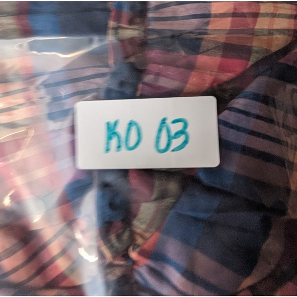 Ulla Johnson Heleen Puff Sleeve Silk Cotton Plaid Asymmetric Midi Dress Size 2 - Picture 13 of 13